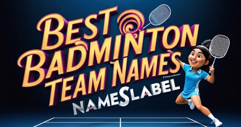 Best Badminton Team Names