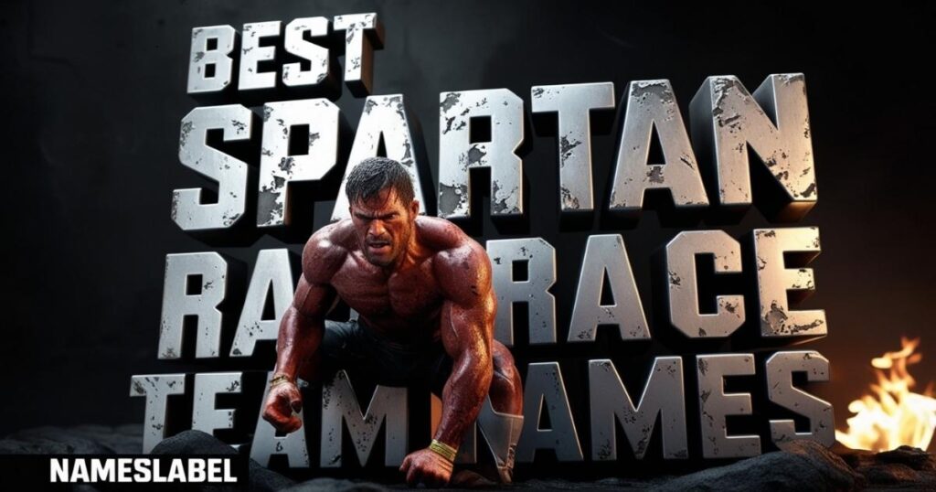 Best Spartan Race Team Names