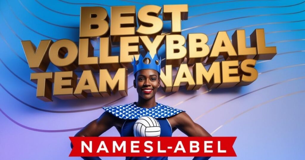 Best Volleyball Team Names