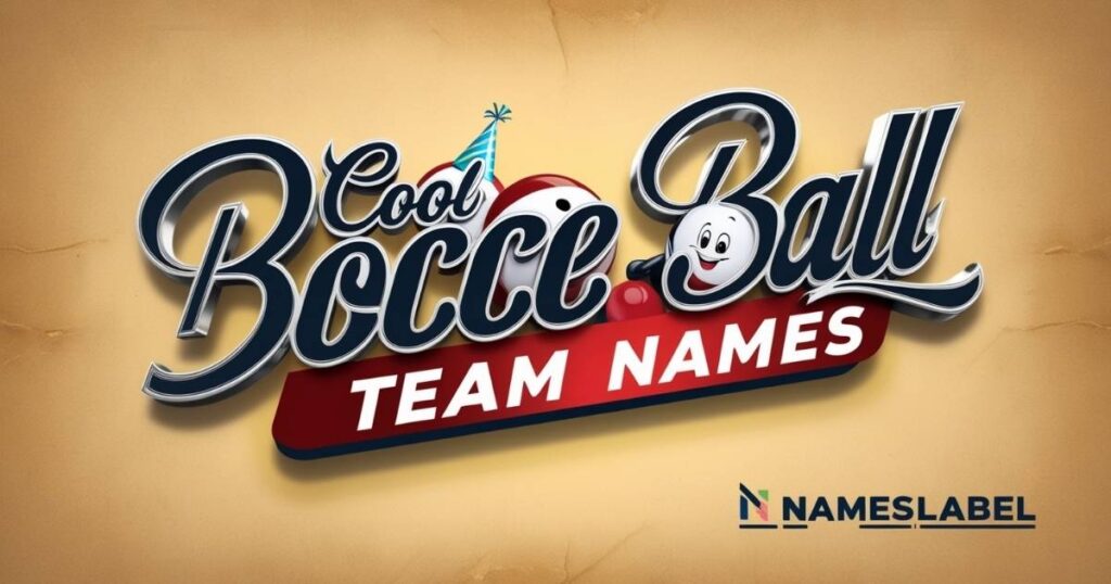 Cool Bocce Ball Team Names