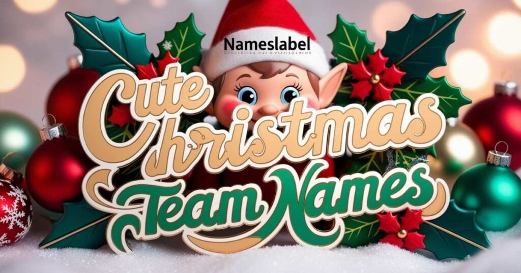 Cute Christmas Team Names