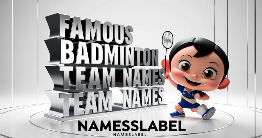 Famous Badminton Team Names