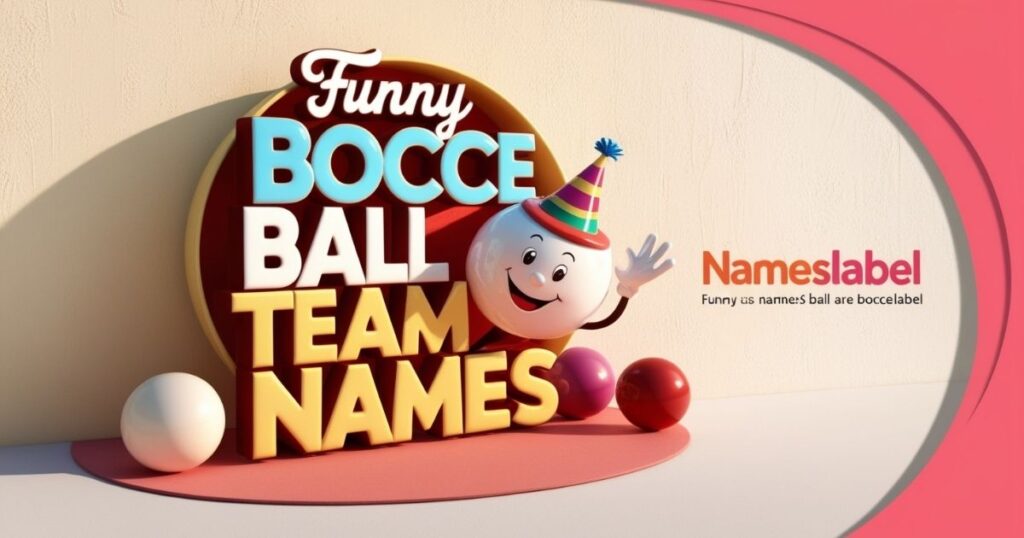 Funny Bocce Ball Team Names