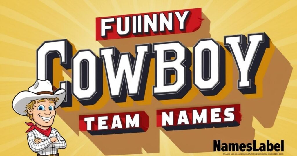 Funny Cowboy Team Names