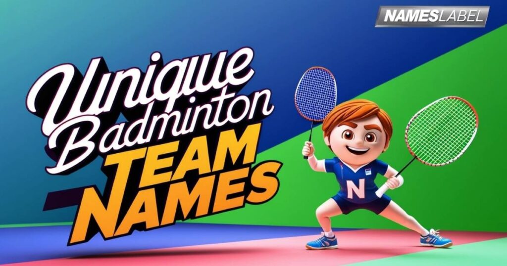 Unique Badminton Team Names