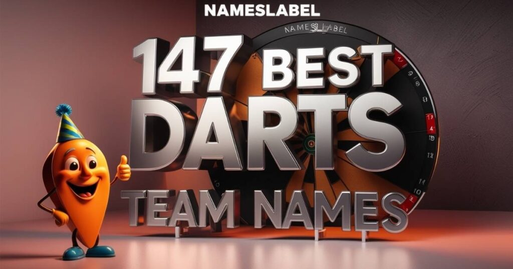 147 Best Darts Team Names