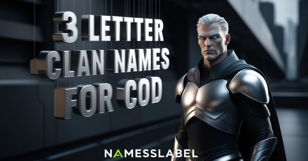 3 Letter Clan Names for COD