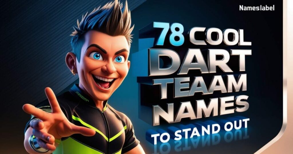 78 Cool Dart Team Names to Stand Out