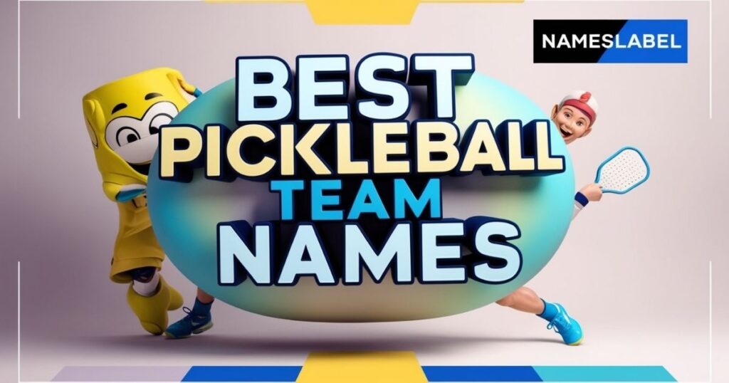 Best Pickleball Team Names