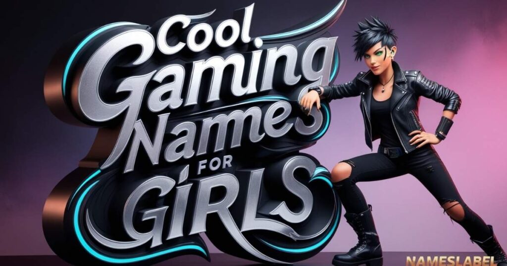 Cool Gaming Names for Girls