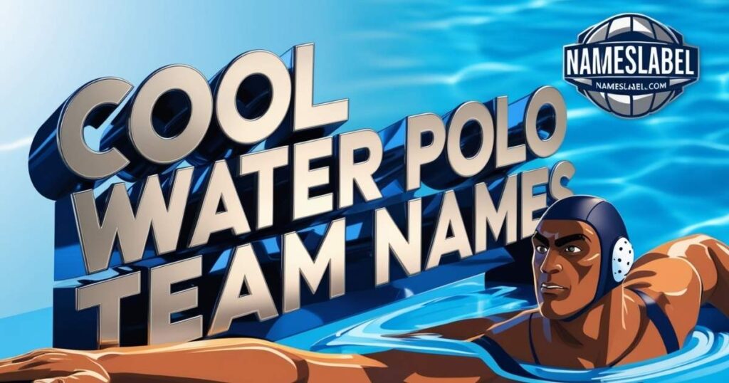 Cool Water Polo Team Names