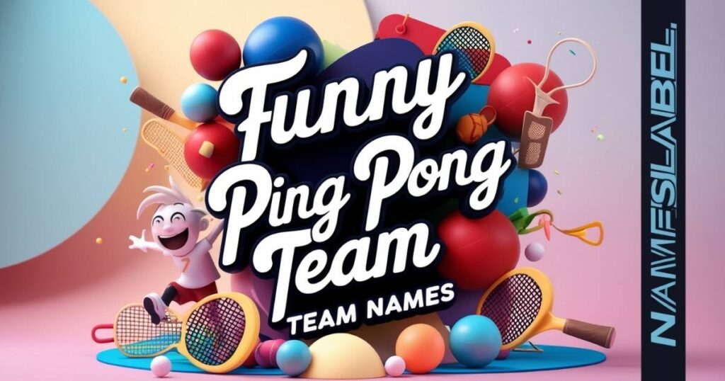 Funny Ping Pong Team Names