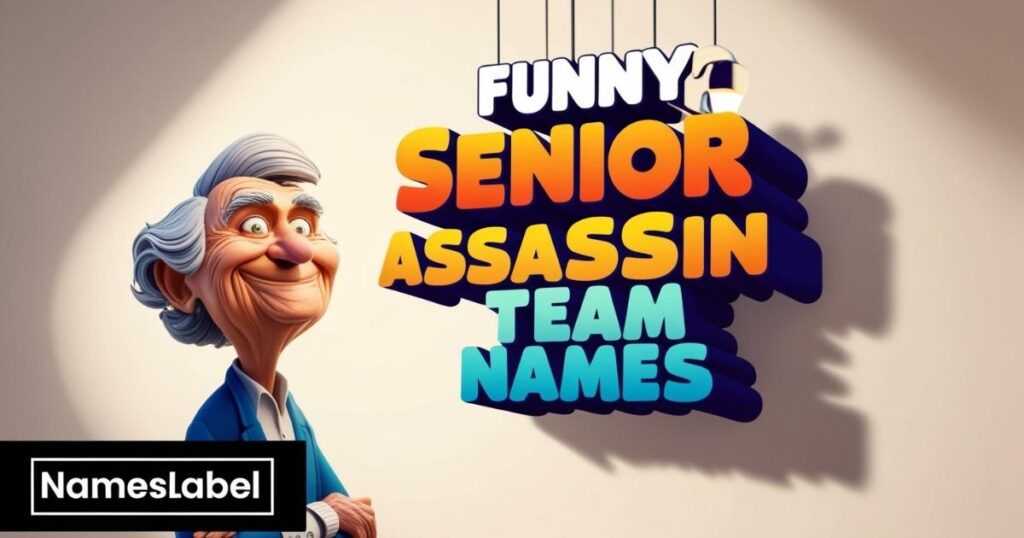 Funny Senior Assassin Team Names