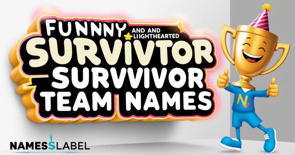 Funny and Lighthearted Survivor Team Names