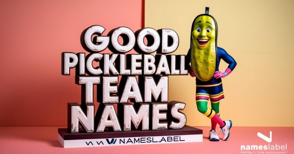 Good Pickleball Team Names