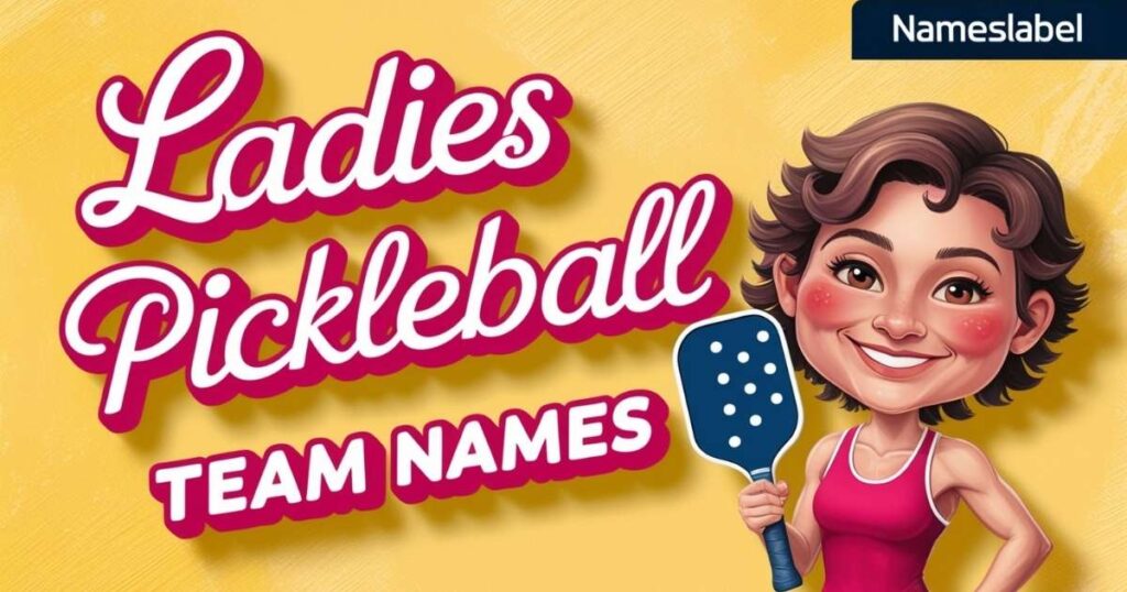 Ladies Pickleball Team Names