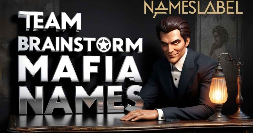 Team Brainstorm MAFIA NAMES