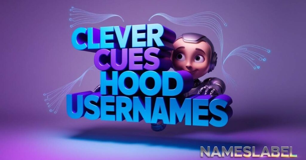 Clever Cues HOOD USERNAMES