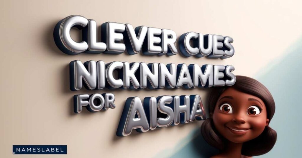 Clever Cues NICKNAMES FOR AISHA