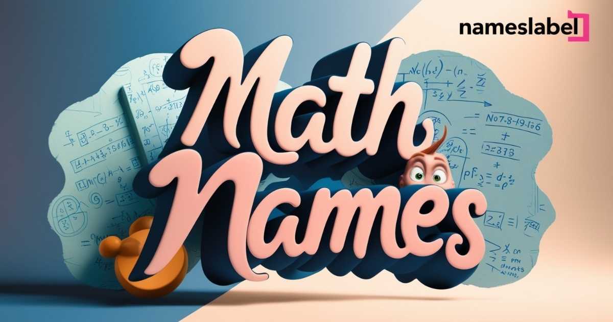 MATH NAMES