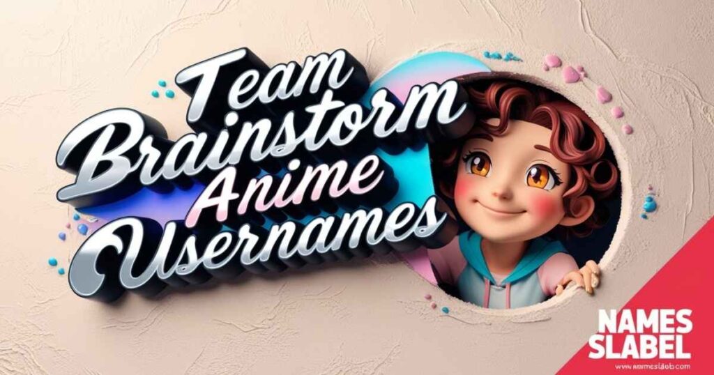 Team Brainstorm Anime usernames